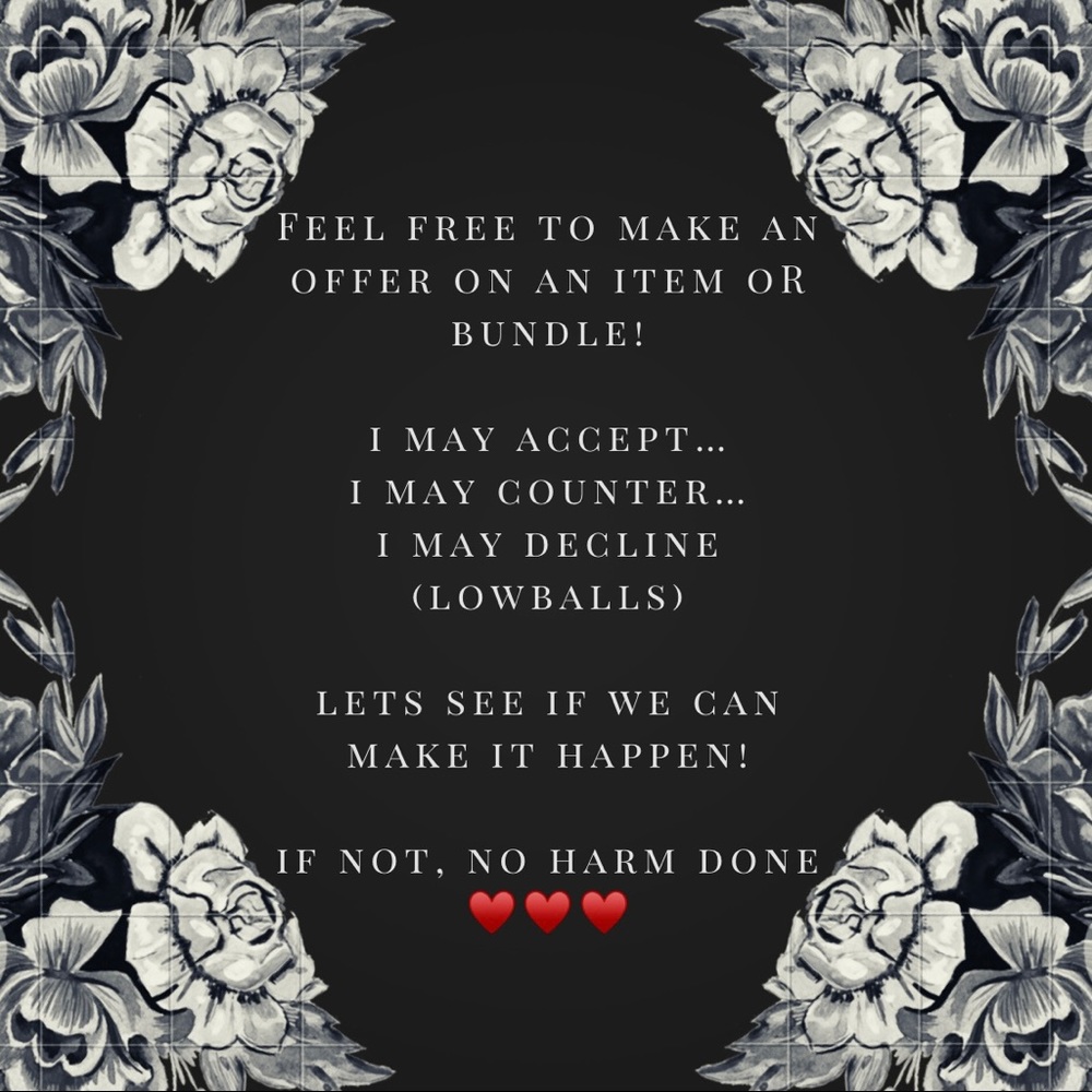 Always open to offers!